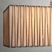 Lustre linéaire moderne de 72 pouces pour la décoration intérieure, design moderne, salon, café, restaurant, grand luminaire suspendu en acrylique LED