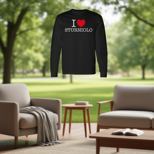 Camiseta de manga larga con nombre personalizado I Love Sturniolo Heart - Product Image 3