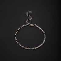 Bracelet carré plaqué or 18 carats 3:1, tendance, de luxe, unisexe, en acier inoxydable, accessoire de fête