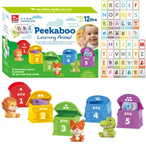 Brinquedo educativo sensorial montessori para crianças, 2 estilos de silicone para bebês, brinquedo de silicone mix de aprendizagem, 12 m +, animais