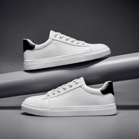 OEM/ODM Baskets décontractées blanches, design gratuit, semelle en caoutchouc, lacets en mesh, chaussures de sport pour hommes - pour l'hiver, directement des fabricants chinois