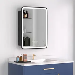 Smart Mirror Cabinet LED Mirror Integrated Cabinet Modern Simple Wall Hanging With Light Mirror Bathroom