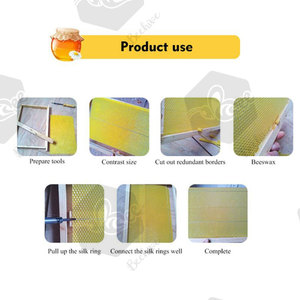 Hoja de cera de abejas para colmena, suministros de apicultura, venta al por mayor, China - Product Image 6