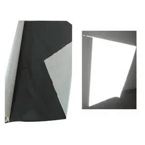 Zwarte Hoge Zichtbaarheid Hi Vis Reflecterende 100% Polyester Waterdichte Tc Reflector Stof Voor Reflecterende Jas Vest Mode Kleding