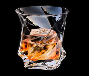 ウイスキーグラスセット、バーボングラス無料アイスキューブモールド、ヘビーハンドブロークリスタルウイスキーグラスユニークなタンブラーfo - Product Image 5