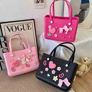 Summer Beach Bags Waterproof EVA Tote Bags Outdoor Travel <b>Storage</b> Handbags - Product Image 2