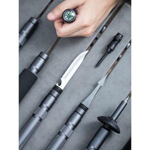 Bastones de Senderismo Únicos de Aleación de Aluminio, Longitud Ajustable, para Trekking, Montañismo y Caminatas al Aire Libre - Product Image 1