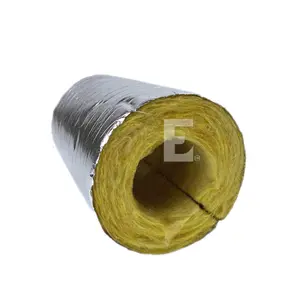 Glass wool Pipe Insulation Glass Wool Pipe Cover for thermal steam insulation