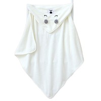 Ensemble de serviettes de bain pour enfants, serviettes en polaire corail à capuche pour nouveau-nés, couverture, serviette de bain à capuche pour bébé nouveau-né 80x80cm