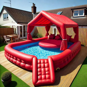 Thương mại Tùy chỉnh sân sau Đảng PVC hồ bơi nước giường <span class=keywords><strong>Inflatable</strong></span> sofa Hồ bơi cho người lớn và trẻ em Hồ bơi bơm hơi nhà - Product Image 2