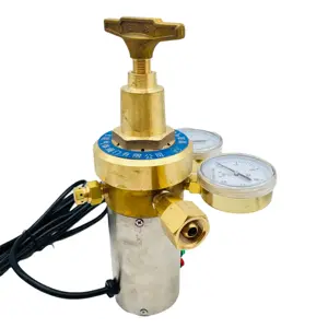 CO2 Regulators With Heater Carbon Dioxide Pressure Gauges Regulating For Welding Equipment