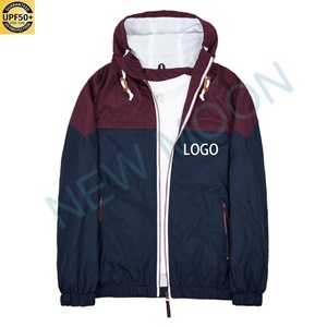 Custom Blank <b>Thin</b> Nylon Retro Vintage <b>Jacket</b> Pullover Hoodie UPF50+ <b>Waterproof</b> Windbreaker <b>Jacket</b> - Product Image 3