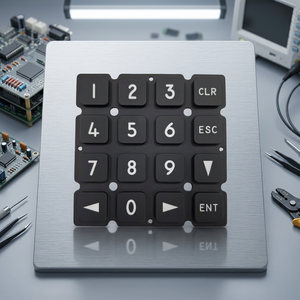 Moldes de Silicona de Alta Calidad para Teclado Numérico, Elastómero con Grabado Láser y Recubrimiento GR608 - Product Image 3