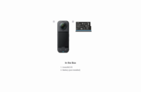 Insta360 X5 Combo Triple puce IA pour une performance supérieure en basse lumière Nouveau mode PureVideo Des avancées incroyables en prise de vue 360° en basse lumière