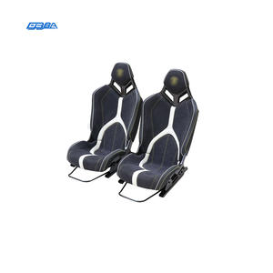 Asientos blancos de fibra de carbono seca, ajustables manualmente y personalizables para Lamborghini LP700 Aventador SVJ - Product Image 3