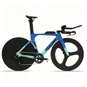 <span class=keywords><strong>Bicicleta</strong></span> de Contrarreloj y Triatlón con Cuadro de Carbono, 24 Velocidades, Cambio Electrónico, Juego de Ruedas Aerodinámicas de Carbono, Frenos de Disco Hidráulicos, 700C, <span class=keywords><strong>Bicicleta</strong></span> de Carreras - Product Image 2