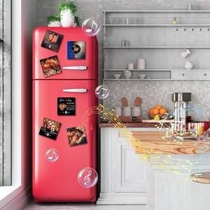 Aggiornato musica-frigo-magnete Album fotografico personalizzato frigo magnete lettore musicale decorazione per la casa fai da te vuota musica in plastica magnete frigo - Product Image 3