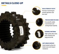 1613982300 1613958500 1613949900 Élément de couplage flexible Pièces de rechange pour compresseur d'air Convient aux compresseurs d'air à vis Atlas Copco