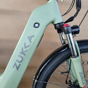 Vélo électrique urbain 250W 26 pouces avec batterie au lithium, moteur à moyeu arrière, vélo hybride électrique pour femmes avec <span class=keywords><strong>cadre</strong></span> en alliage d'aluminium - Product Image 3