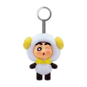 Authentique Série <span class=keywords><strong>Q</strong></span> Meng Meng Boîte Mystère Décoration Tendance Porte-clés en Peluche avec Visage en Vinyle Pendentif Mignon - Product Image 2