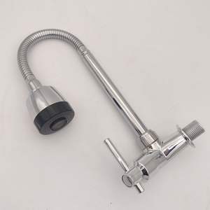 Rubinetto da Cucina Moderno Semplice <span class=keywords><strong>Angolare</strong></span> Universale a Parete in Plastica Elettroplaccata per Acqua Fredda, Modello E-commerce per Sud-Est Asiatico e Brasile - Product Image 4