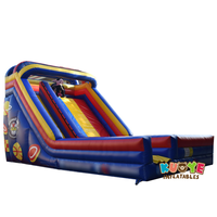 KUOYE Toboggan Gonflable Commercial Extérieur en PVC Durable Effet Galaxie, Idéal pour la Location Événementielle - Vente Flash
