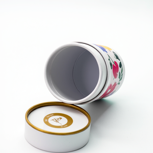 Boîte cylindrique en carton blanc de haute qualité, tube en papier imprimé sur mesure pour la présentation de cadeaux de luxe, de bougies, de bijoux et de cosmétiques - Product Image 6