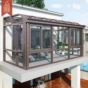 Aluminio Modular piscina techo terraza todavía casa de cristal RV recinto lona Flexible adaptable al aire libre interior patio Sunroom - Product Image 2