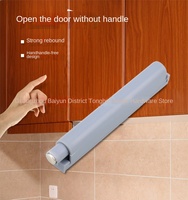 Loquet de porte magnétique dissimulé à ouverture par pression, design sans joint pour cuisine moderne et minimaliste