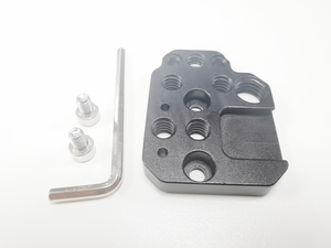 Extensión de la placa adaptadora 1/4, placa de extensión del estabilizador de zapata fría con orificio de 3/8 pulgadas para DJI <span class=keywords><strong>Ronin</strong></span> RS3/RS2/RSC2/SC/<span class=keywords><strong>S</strong></span>, placa de montaje de cardán - Product Image 4