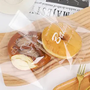 Magic Bags Fabricação Personalizado Impresso Opp Biscoitos De Doces De Plástico Cookie Auto-adesivo Selo Presente Alimentos Pão Embalagem Sacos