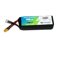 Batterie LiPo HV 4S 7500mAh 15.2V à décharge rapide 90C, légère, pour Freestyle et Drone Soccer de 5 à 7 pouces - Meilleures ventes