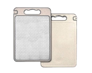 Planche à découper double face en acier inoxydable 304 anti-moisissure et en PP, bords enveloppés, personnalisable avec logo – Meilleures ventes pour la maison - Product Image 1