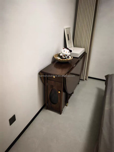 Mesa de Comedor Cuadrada de Madera Maciza para el Hogar, Muebles de Madera para Cocina, Comedor Interior y Restaurante, Oferta Directa - Product Image 5