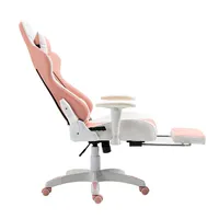 Cadeira de luxo ergonômica para jogos, venda no atacado, 2022, para jogos, de corrida, rosa