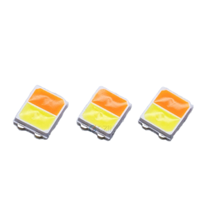 Chip LED Bicolor SMD 2835, 24-28LM, 9000K-10000K, 3.0-3.6V, Blanco Puro y Blanco Cálido, Alto CRI, 1W, Personalizable - Product Image 1