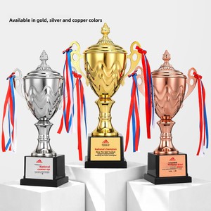 Trofeo in Metallo Elettroplaccato, Design Personalizzato, Medaglia Creativa per Campioni di Calcio e Basket, <span class=keywords><strong>Coppa</strong></span> Premio per Bambini - Product Image 4