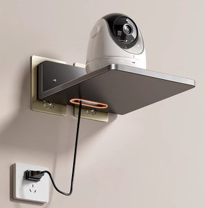 Desain baru perforasi bebas braket proyektor rak dinding atas dinding gantung Router rak TV Set kotak atas mendukung rak logam - Product Image 5