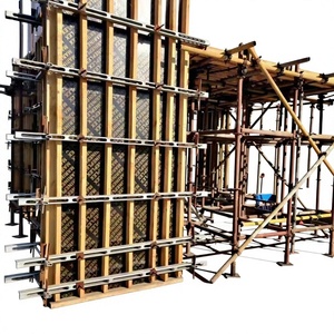 Système de coffrage pour mur de cisaillement, poutre de soutènement en acier, poutre de soutènement arrière, poutre de soutènement galvanisée, réglable, réutilisable, pour construction moderne en béton - Product Image 1