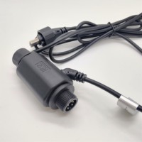 Connecteur de câble d'onduleur solaire M16 - 4 broches, adaptateur mâle-femelle, étanche IP68, connecteur monobloc