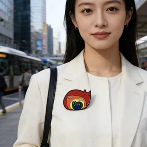 <span class=keywords><strong>Broche</strong></span> en émail chats emboîtables arc-en-ciel éclatants, épinglette fantaisie chat <span class=keywords><strong>Matriochka</strong></span>, badge de dessin animé mignon pour vêtements, sacs, chapeaux - Product Image 4