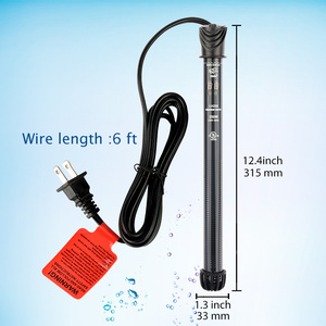 250Wプレミアム品質ガラス製水槽ヒーター デジタルLED IP68等級 18-34インチ水槽用ミニ水中ヒーター 水槽アクセサリー - Product Image 2
