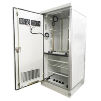 Personnalisé IP55 IP65 42U 40U Étanche 19 pouces Rack Outdoor Telecom Battery Cabinet Enclosure Avec Climatiseur