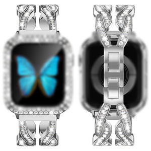 <span class=keywords><strong>Bracelet</strong></span> de montre pour <span class=keywords><strong>femme</strong></span> 38/40/41 mm Série <span class=keywords><strong>7</strong></span>/6/5/4/3/2/1 SE, respirant, avec diamants, <span class=keywords><strong>bracelet</strong></span> de remplacement - Product Image 6