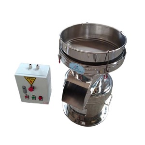 Cribadora Vibratoria de Alta Capacidad, Tamiz de Filtración Industrial de Acero Inoxidable con Panel de Control Eléctrico - Product Image 4