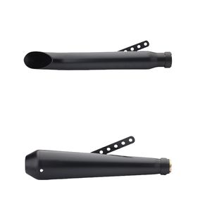 Tubo de Escape Estilo Cola de Pez Vintage, Apto para Harley, Triumph Scrambler, Modificación de Accesorios Moto Guzzi, Escape de Motocicleta - Product Image 2