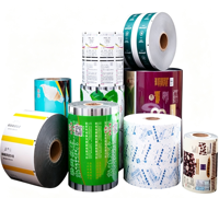 Film d'emballage alimentaire en plastique de qualité alimentaire, film d'emballage flexible, emballage alimentaire brillant, film multicouche en rouleau