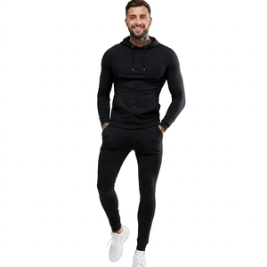 Survêtements pour hommes fabriqués en usine, logo personnalisé, ensembles de jogging à marque privée, survêtements techniques en molleton pour hommes - Product Image 1