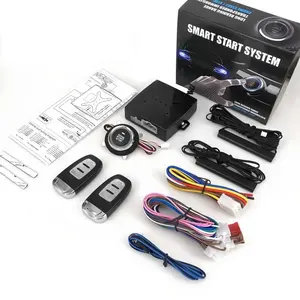 Fabrieksprijs 12V Afstandsbediening Starter Voor Auto Keyless Entry Auto Knop Motor Auto Alarm Systeem Viper Centrale Vergrendeling Pke Start Stop