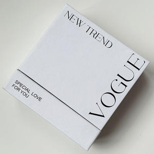 Cajón de regalo de lujo con logotipo personalizado, cajas de joyería corredizas, papel de cartón rígido rectangular, forro de algodón, anillo de moda para pendientes - Product Image 6